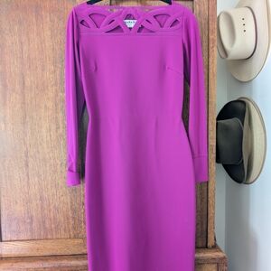 Elegant Purple Women's Dress